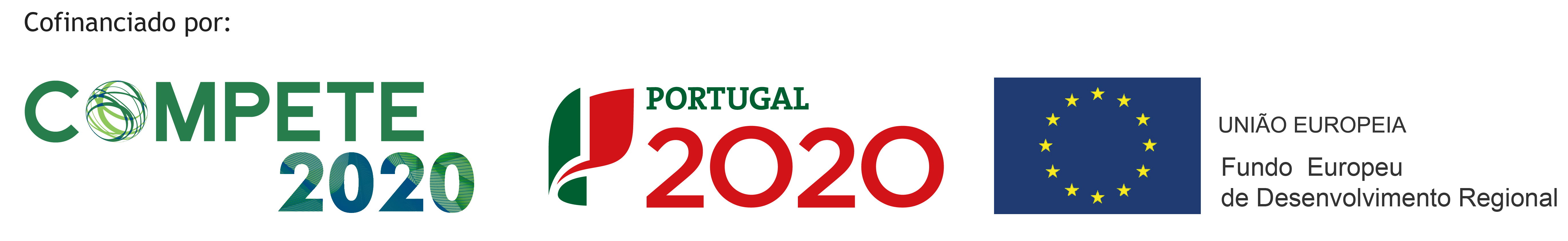 Compete 2020 | Portugal 2020 | União Europeia - Fundo Europeu de Desenvolvimento Regional